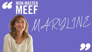 Mon Master MEEF - Maryline, professeur d'économie et gestion