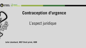 LÉONHARD Julie, EI pharmacie et Maïeutique - Contraception d'urgence 07