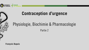 DUPUIS François, EI pharmacie ET maïeutique  - Contraception d'urgence 06